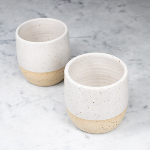2 Ceramic cups - Handmade in Mechelen