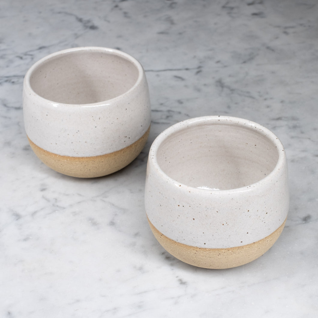 2 Ceramic cups - Handmade in Mechelen