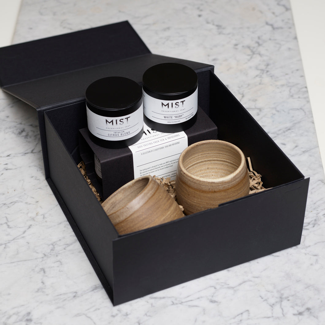 MIST Gift Box - Handmade Ceramic Cups & Duo Tasting Pack
