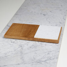 Tray (oak + marble) - Made in Mechelen by Spruce Goose