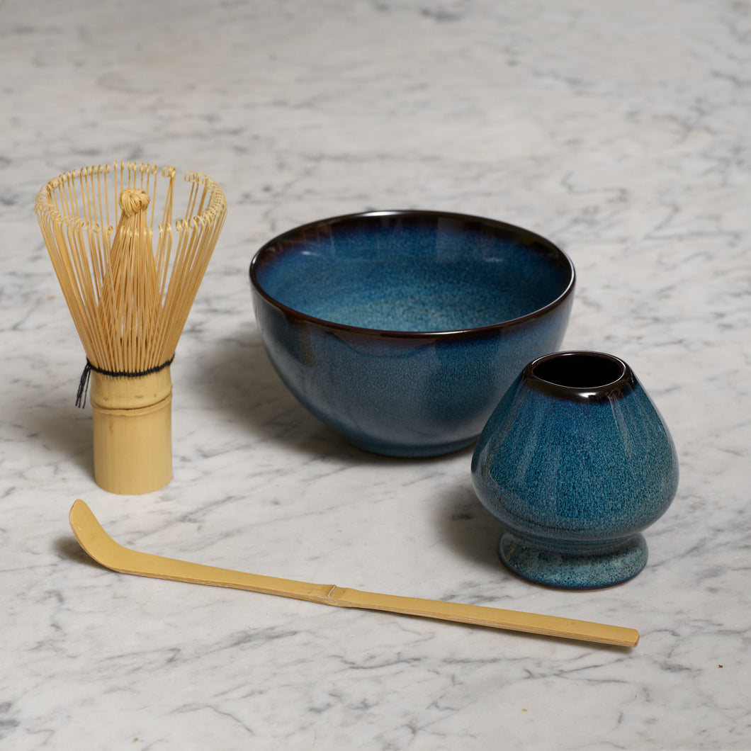 Matcha Set (excl Matcha) - Shiny Dark Blue