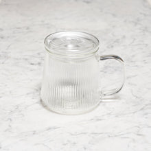 Glass Tea Maker Cup with Infuser & Lid (400 ml)