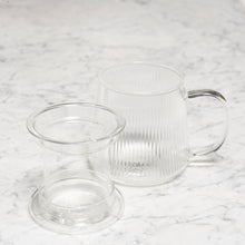 Glass Tea Maker Cup with Infuser & Lid (400 ml)