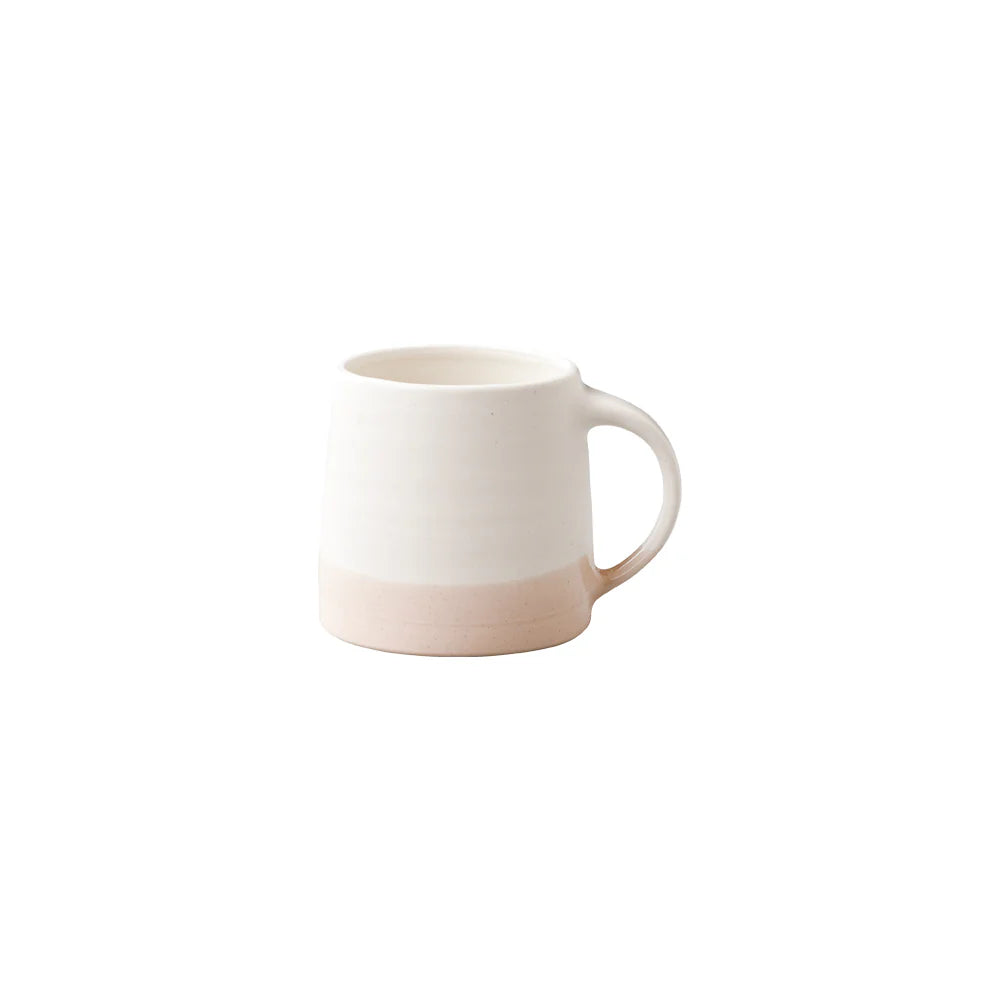 Mug Porcelain White x Pink beige - 320 ml