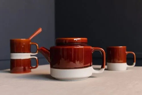 Teapot Orange/Red 950 ml