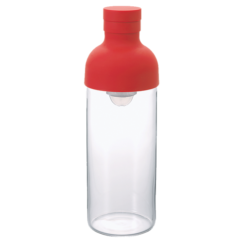 Hario Cold Brew Bottle with filter 300 ml - Red / White