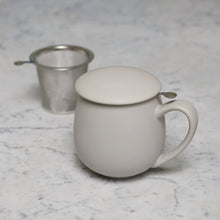 Tea cup with strainer & Lid - 350 ml / GREY