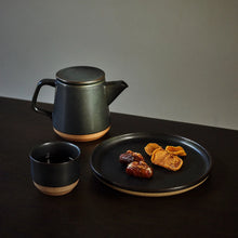 Teapot Ceramic Black (500 ml) KINTO and Cups